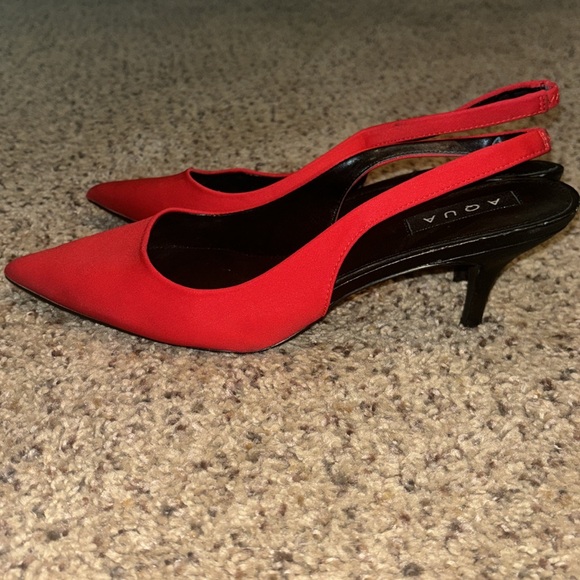 Aqua Women's Spencer Slingback Pointed Toe Pumps Shoes size 10 - Picture 2 of 6